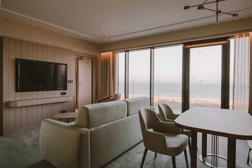 Widok na morze z hotelu w Świnoujściu z pokoju nr 2 - Hilton Świnoujście Resort & Spa