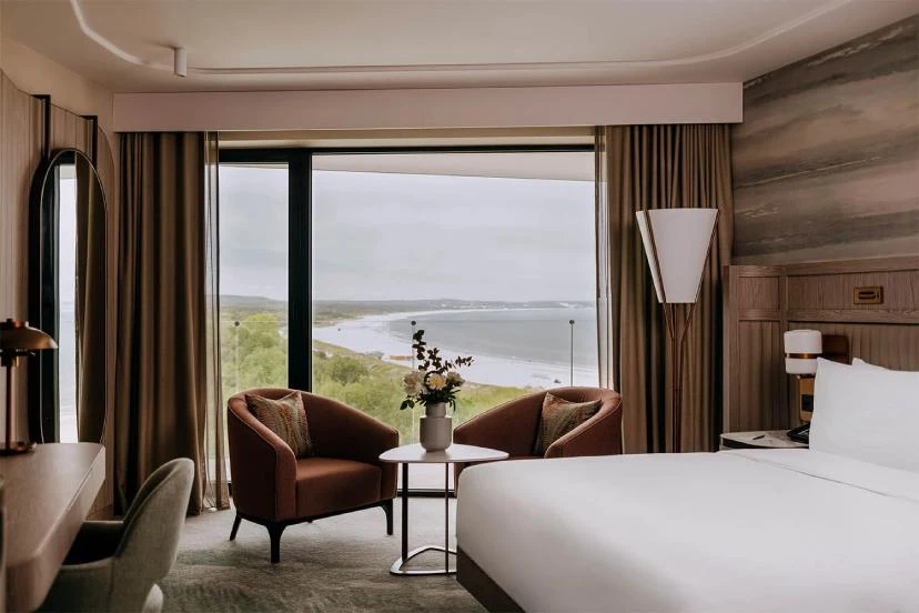 Widok na morze z hotelu w Świnoujściu z pokoju nr 3 - Hilton Świnoujście Resort & Spa
